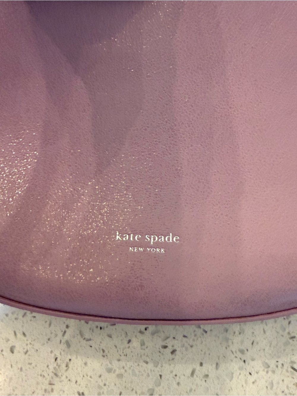 kate spade Lilac Leather Crescent Shoulder Bag - Picture 2 of 5